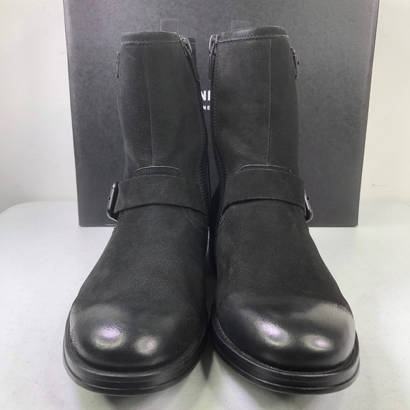 KENNETH Cole New York Hugh C Leather Moto Boots - Picture 4 of 9